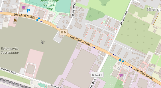 KFZ Werkstatt auf Satellitenbild