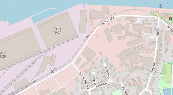 KFZ Werkstatt auf Karte