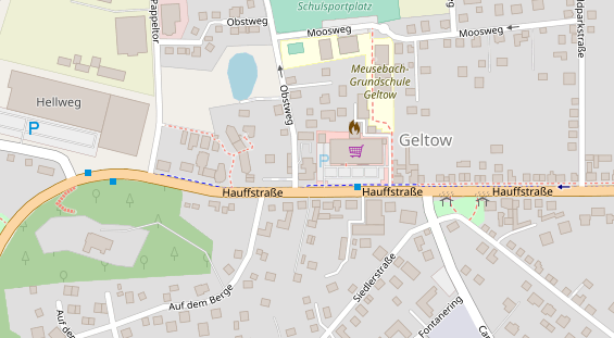 KFZ Werkstatt auf Satellitenbild