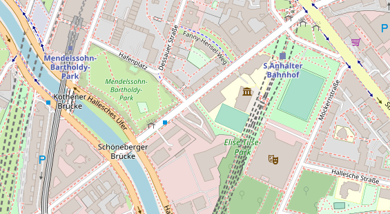 KFZ Werkstatt auf Satellitenbild