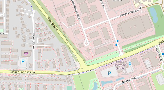 KFZ Werkstatt auf Satellitenbild