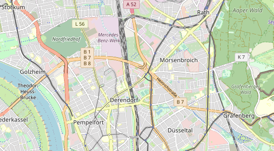 KFZ Werkstatt auf Karte