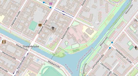 KFZ Werkstatt auf Karte