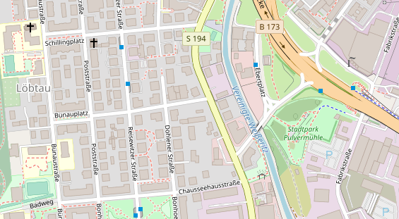 KFZ Werkstatt auf Satellitenbild