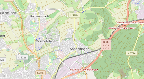 KFZ Werkstatt auf Karte
