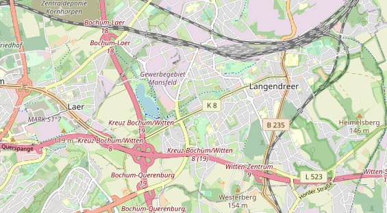 KFZ Werkstatt auf Karte