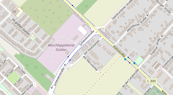 KFZ Werkstatt auf Satellitenbild