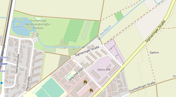 KFZ Werkstatt auf Satellitenbild