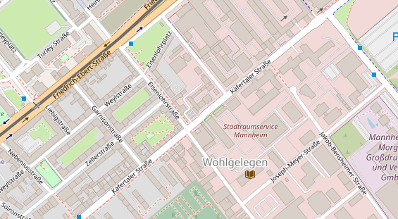 KFZ Werkstatt auf Satellitenbild