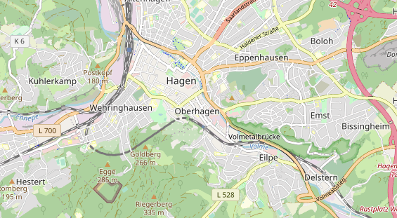 KFZ Werkstatt auf Karte