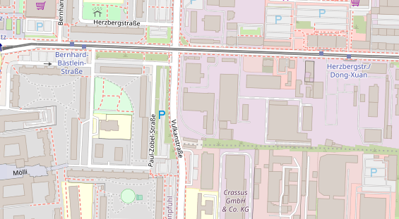 KFZ Werkstatt auf Satellitenbild