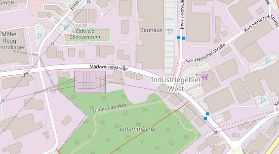 KFZ Werkstatt auf Satellitenbild