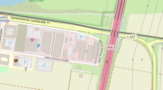 KFZ Werkstatt auf Satellitenbild