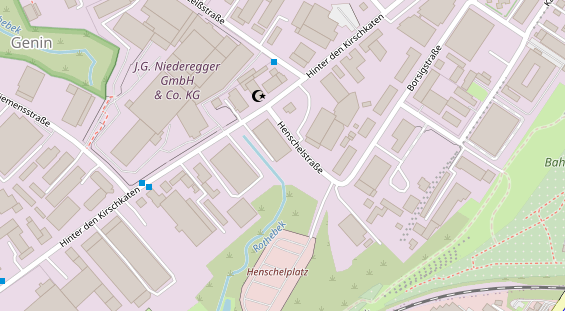 KFZ Werkstatt auf Satellitenbild