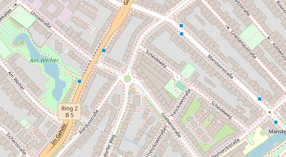 KFZ Werkstatt auf Satellitenbild