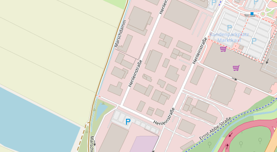 KFZ Werkstatt auf Satellitenbild