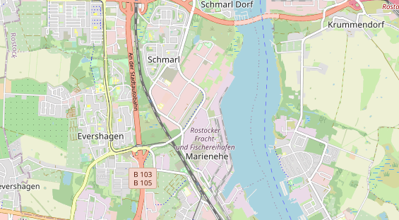 KFZ Werkstatt auf Karte