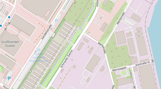 KFZ Werkstatt auf Satellitenbild