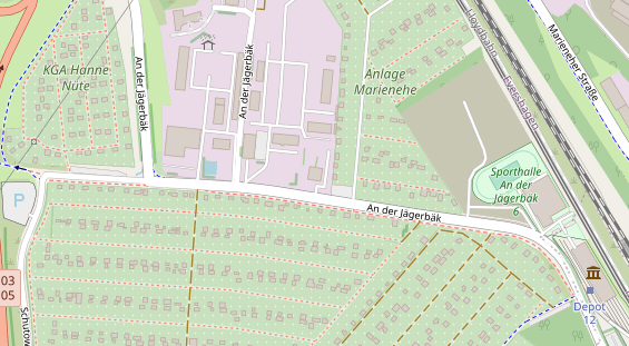 KFZ Werkstatt auf Satellitenbild