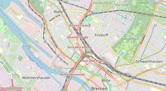 KFZ Werkstatt auf Karte