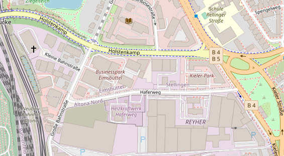 KFZ Werkstatt auf Satellitenbild