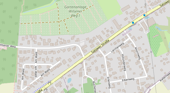 KFZ Werkstatt auf Satellitenbild