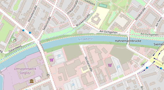 KFZ Werkstatt auf Satellitenbild