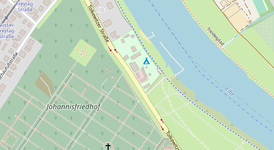 KFZ Werkstatt auf Satellitenbild