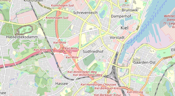 KFZ Werkstatt auf Karte