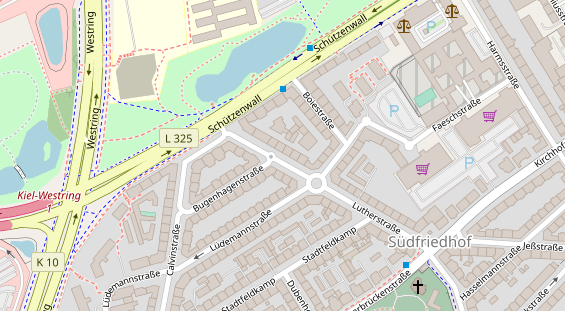 KFZ Werkstatt auf Satellitenbild