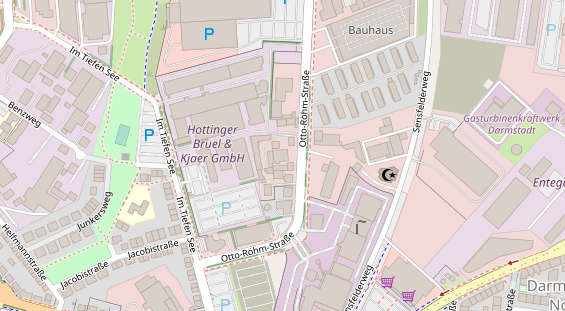 KFZ Werkstatt auf Satellitenbild