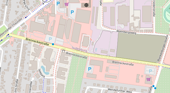 KFZ Werkstatt auf Satellitenbild
