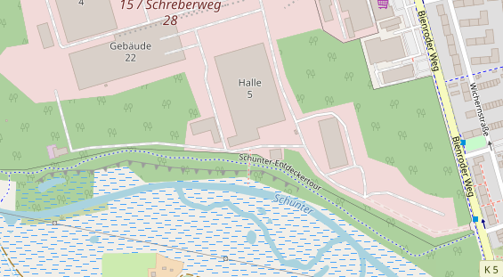 KFZ Werkstatt auf Satellitenbild