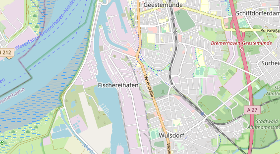 KFZ Werkstatt auf Karte