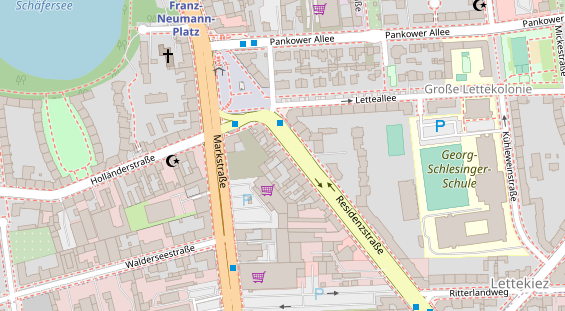 KFZ Werkstatt auf Satellitenbild