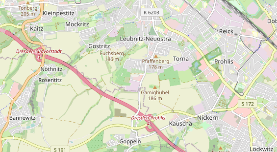 KFZ Werkstatt auf Karte