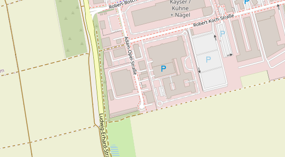 KFZ Werkstatt auf Satellitenbild