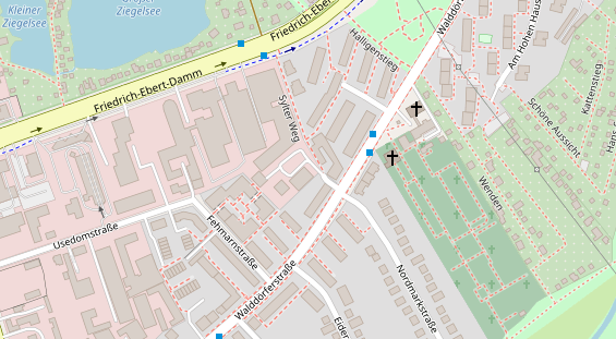KFZ Werkstatt auf Satellitenbild