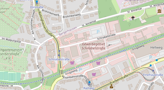 KFZ Werkstatt auf Satellitenbild