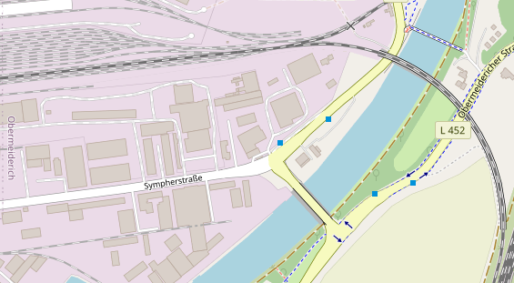 KFZ Werkstatt auf Satellitenbild