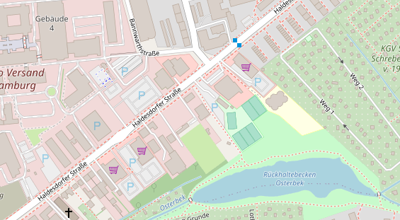 KFZ Werkstatt auf Karte