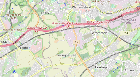 KFZ Werkstatt auf Karte