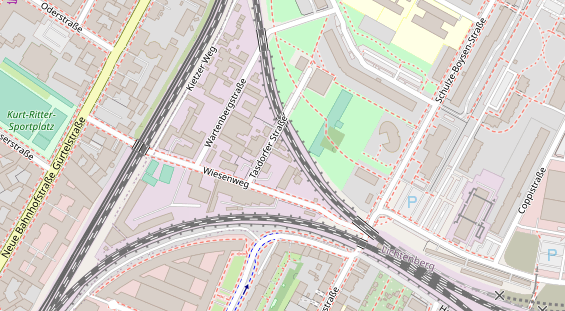 KFZ Werkstatt auf Satellitenbild