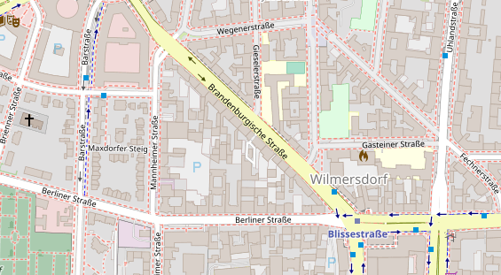 KFZ Werkstatt auf Satellitenbild
