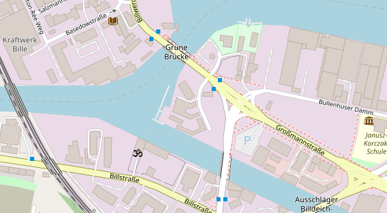 KFZ Werkstatt auf Satellitenbild