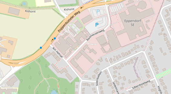 KFZ Werkstatt auf Satellitenbild