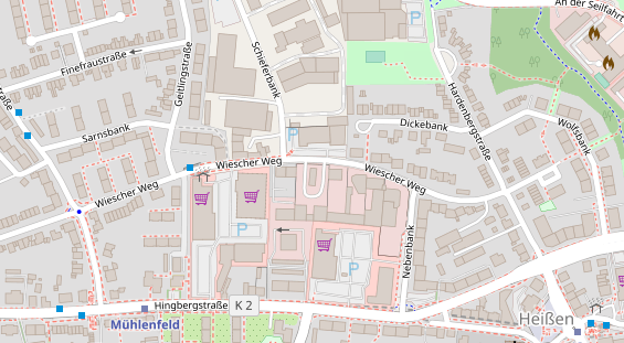 KFZ Werkstatt auf Satellitenbild