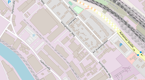 KFZ Werkstatt auf Satellitenbild