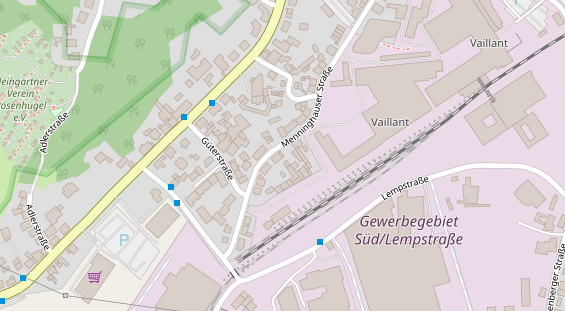 KFZ Werkstatt auf Satellitenbild