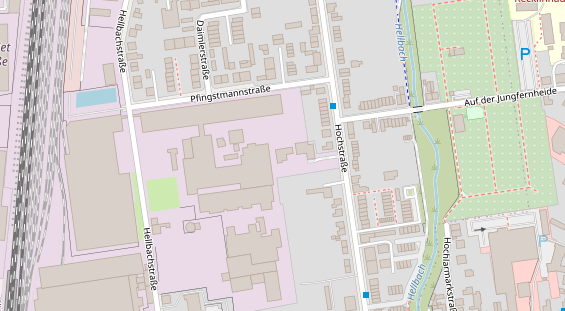 KFZ Werkstatt auf Satellitenbild